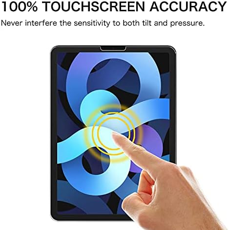 מארז פינטי היברידי רזה לאייפד פרו פרו 11 אינץ '2021 צרור עם Fintie iPad Air 4 HD Clear 9H מגן מסך זכוכית