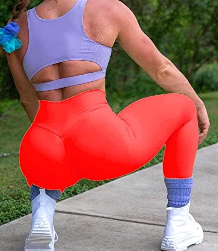 חותלות חלקות של שלל נשים Aeezo, חותלות חלקות עם מכנסי יוגה חזקים של אימון קת חזק