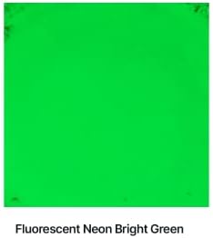 אבקת צבע מלט בצבע פיגמנט פיגמנט צבע צבע מרגמה מכוונת טונר לבנים אבקת טונר - UV ניאון פלורסנט ירוק בהיר - 50 גרם