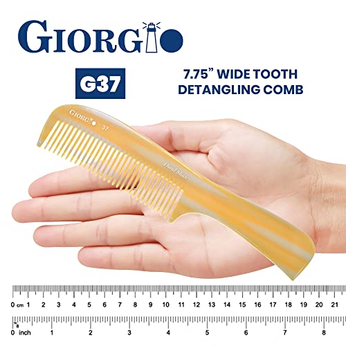 ג ' ורג ' יו ז37 מסרק גדול ומתנתק שיער גס, שיניים רחבות לשיער גלי מתולתל ארוך ועבה. מסרק מסיר שיער לרטוב ויבש.