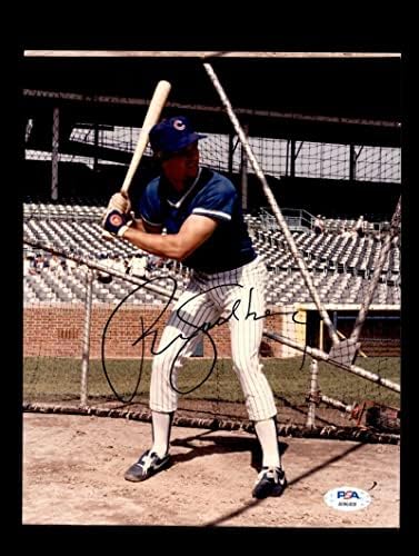 Ryne Sandberg PSA DNA COA חתום 8x10 Cubs Cubs Autograpth - תמונות MLB עם חתימה