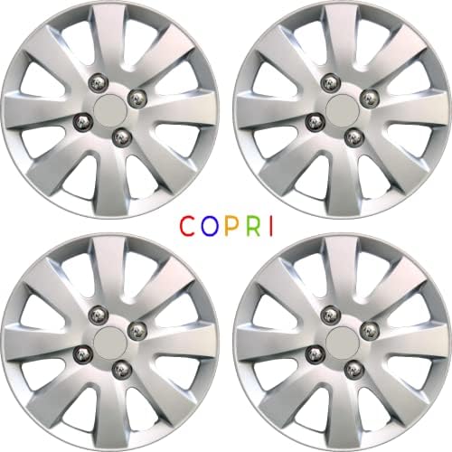 סט קופרי של כיסוי גלגלים בגודל 4 אינץ ', Hubcap Snap-On-On מתאים ל- Nissan