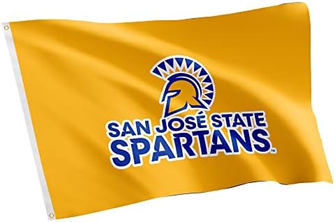 דגל אוניברסיטת סן חוזה דגל SJSU Spartans דגלים באנרים פוליאסטר מקורה חיצוני 3x5