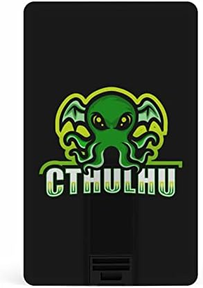 כרטיסי אשראי של Cthulhu ירוק USB כונני פלאש בהתאמה אישית מזיכרון מפתח מתנות תאגידיות ומתנות לקידום