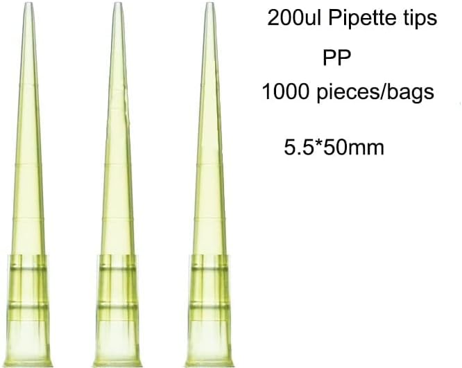 קצה פיפטה מעבדה פלסטיק 10 ל-200 ל-1000 ל-5 מ ל 10 מ ל טיפים למיקרופיפטה חד פעמיים שקוף ציוד רפואי הניתן להחלפה