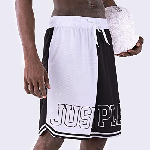 מכנסי כדורסל 2/3 מארז עם כיסי רוכסן לגברים, מכנסי ספורט פעילים