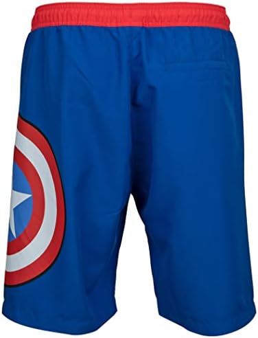 קפטן אמריקה מגן לוגו לוח מכנסיים קצרים