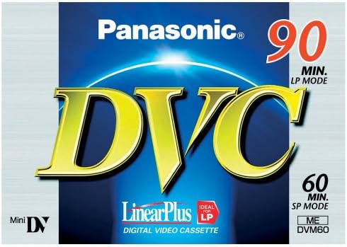 Panasonic DVM60FE קלטת DV למצלמות DV, זמן משחק של 60 דקות
