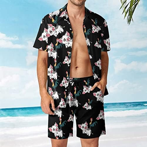 Weedkeycat Moana Pua ותלבושות חוף לגברים עוף