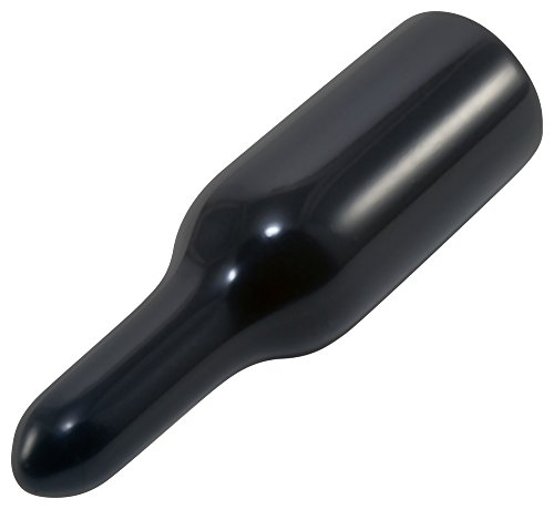 Caplugs 99392837 פלסטיק EZ Pull Tab CAP EZ-312-12, ויניל, מכסה מזהה .312 אורך .122, שחור