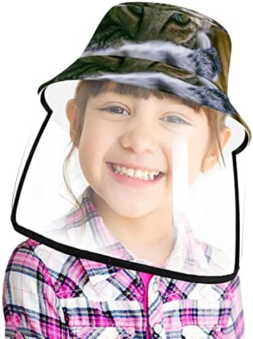 כובע מגן למבוגרים עם מגן פנים, כובע הדייג אנטי שמש, רשת עכביש מצוירת של ליל כל הקדושים