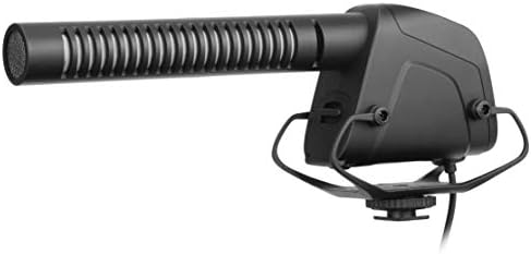 מקצועי סרמוני המופעל על ידי Supercardioid על המצלמה מיקרופון רובה רובה עם בקרת רמה 3 שלבים ומסנן מעבר גבוה של 75