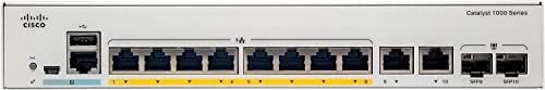 Cisco C1000-8P-2G-L מתג חדש, 8 יציאות Gigabit Ethernet POE+
