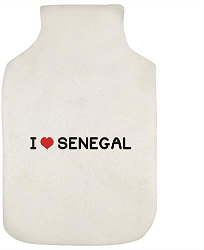 Azeeda 'אני אוהב את כיסוי בקבוק המים החמים של Senegal'
