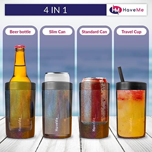 4 ב 1 רזה פחית בידוד קריר יותר-רזה יכול להתקרר יותר לפחיות ובקבוקים-בירה פחית קרירה יותר-עיצוב אנטי-החלקה