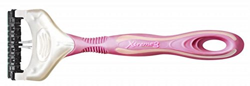 Schick Xtreme 3 סכיני גילוח חד פעמיים לרגישים לנשים, 4 ספירה