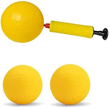 סוסובי 3 חבילת כדורים עם משאבה למשחקי חוץ, כדורי החלפה של 9 אינץ 'לאימונים, משחק