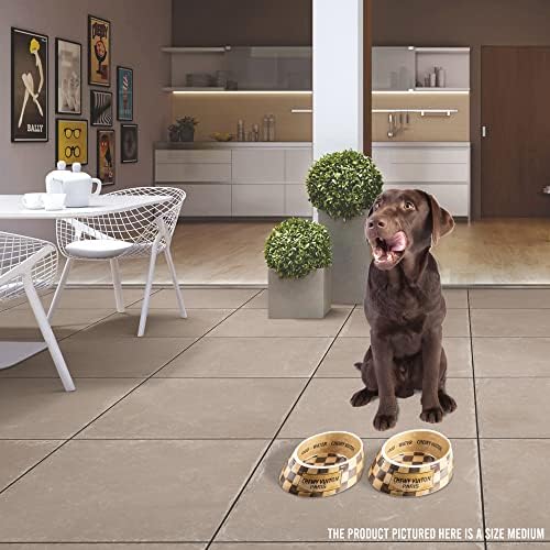 אוסף קערות כלבים של הוט דיגיטי / בטוח למדיח כלים, כיתה מזון – ללא החלקה, ללא החלקה, חסינת שבבים,