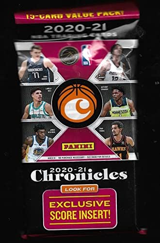 2020-21 Panini Chronicles NBA כרטיסי מסחר חבילת צ'לו