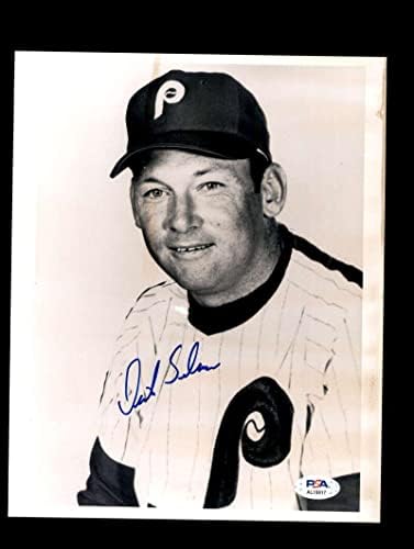 Dick Selma PSA DNA חתום 8x10 Photo Autographty Phillies - תמונות MLB עם חתימה