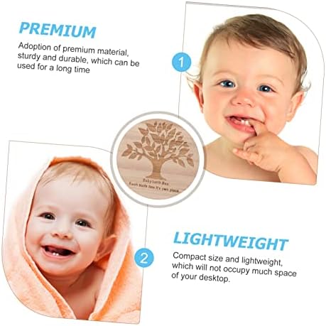 תיבת תינוק שן תיבת תינוק מזכרת תיבת ילדי מזכרת תיבת ילדי שן ארגונית ילדי שיניים אחסון מחזיק שן זיכרון