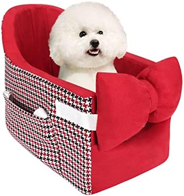 כלב רכב מושב עבור קטן כלב בוסטרים מושב התיכון קונסולת כלבלב מושב גור רכב מושב לכלבים קטנים 0-15 קילו