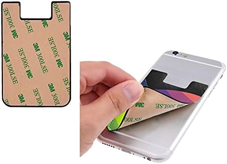 3M דבק דבק מקל על כרטיס אשראי ארנק טלפון מארז כיס שרוול כיס צבעוני קשת