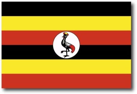 מגנט לי למעלה אוגנדה אוגנדה מדבקה מגנט מדבקה, 4x6 אינץ ', מגנט רכב כבד לרכב, רכב שטח משאיות