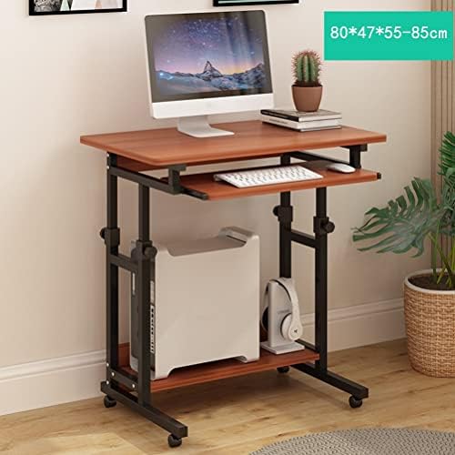 נייד מחשב נייד שולחן עם אחסון נייד עומד גלגלים עבור בית משרד מתכוונן לעמוד מחשב מתגלגל עגלת מיטת שולחן