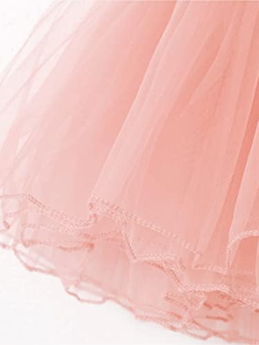 מנצחת ילדים בנות בלט שכבות טול חצאיות מסיבת יום הולדת שמלות נסיכה