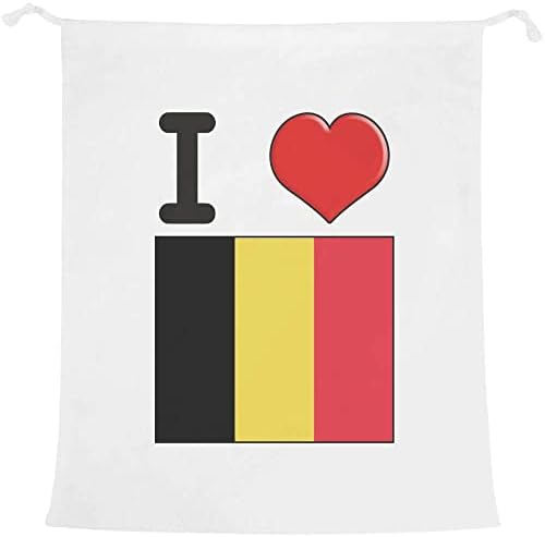 אזידה' אני אוהב בלגיה ' כביסה/כביסה / אחסון תיק