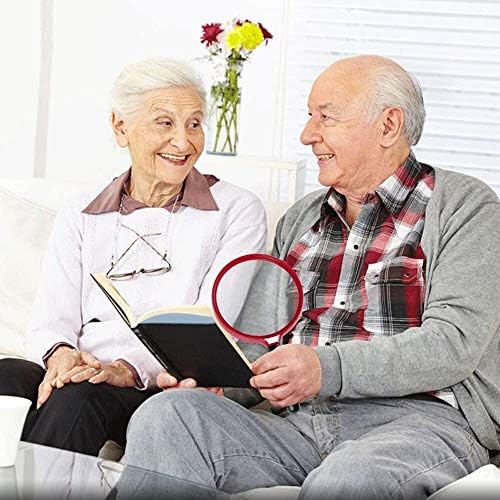 זכוכית מגדלת לקריאה נייד כף יד מגדלת זכוכית כדי לקרוא הקשישים גדול-קוטר בהבחנה גבוהה להסתכל