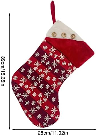 גרבי חג המולד בד שקיות גרב חג המולד וגרביים תלויים לחג המולד לקישוט מסיבות וחליפת חג המולד חליפה