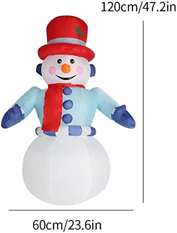 קישוטי חג המולד מתנפחים מתנפחים חיצוניים לחג המולד מתנפח איש שלג דקורטיבי גן דקורטיבי צעצועים מתנפחים עם