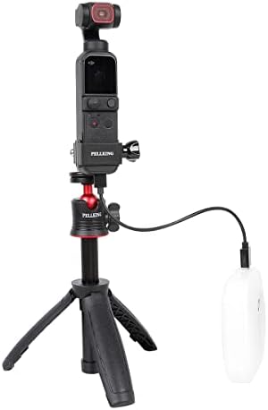 חצובה עמוד של סיומת פלאקינג לכיס DJI Osmo 1/2, מיני Selfie Stick 360 מעלות סיבוב הר -עמד