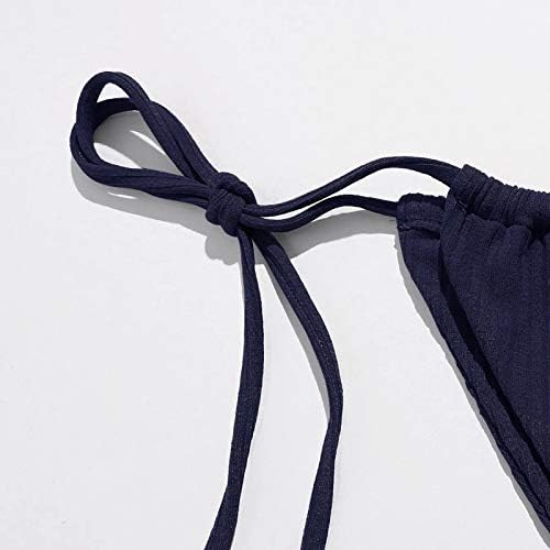 Msaikric Womens Bikini Set Trondy Hollow Out String String Swimes בגד ים ספורט סקסי חתוך חזייה תחבושת