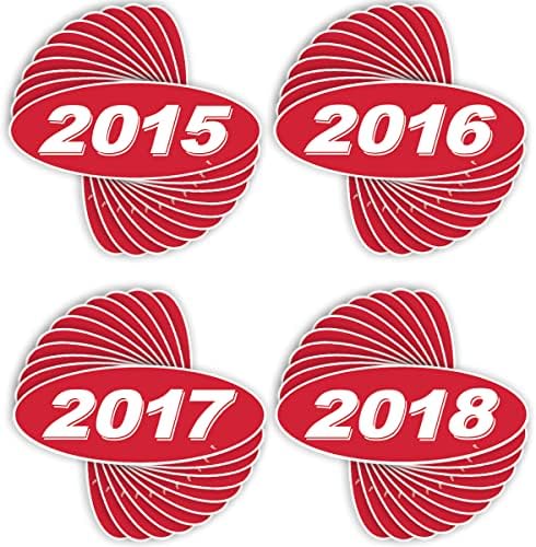 Versa Tags 2015 2017 & 2018 דגם סגלגל שנת סוחרי רכב מדבקות חלונות נוצרות בגאווה בארצות הברית