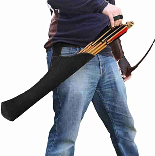 חגורת המותניים עור וינטג 'מימי הביניים גוג' תיגר מחזיק לרטוט חץ וקשת קשת ירי ציד סטימפאנק לרטוט לקוספליי