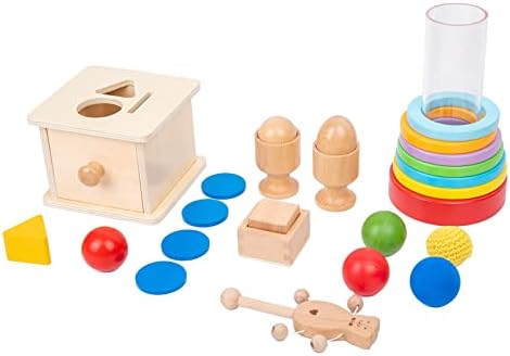 ערכת משחק צעצועים של מונטסורי במשך 9-10 חודשים תינוקות נהדרים מונטסורי צעצועים לתינוקות לתינוקות