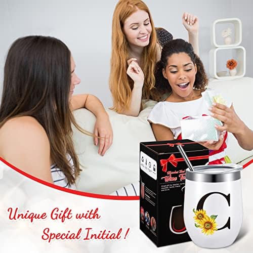 כוס ספל קפה מותאמת אישית מצחיקה עם ראשי תיבות, מתנה מונוגרמית לילדות נשים יום הולדת מורה יום