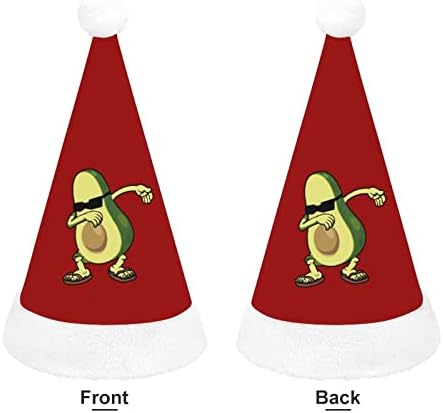 מצחיק מספיג אבוקדו חג המולד כובע רך קטיפה סנטה כובע מצחיק כפה עבור חג המולד לשנה חדשה חגיגי מפלגה