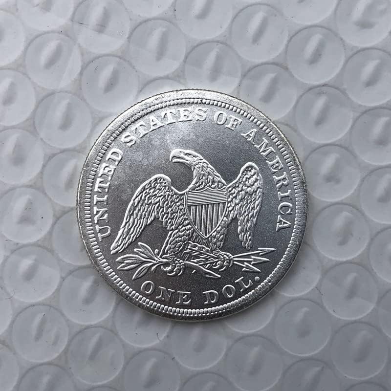 1870 מטבעות אמריקאים פליז מכסף מטבעות מצופים מלאכות עתיקות מטבעות זיכרון זרות