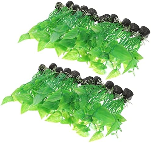 דגי טנק צמח ירוק עלים עדין מזויף צמח אקווריום צמחים בטה דגי צמחים שולחן העבודה אקווריום צמח אקווריום דג זהב נוף