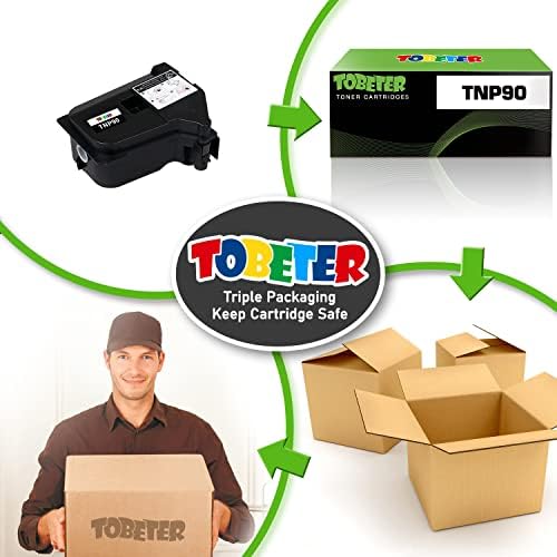 TOBeter תואם TNP90 טונר החלפת מחסנית לקוניקה TN-P90 ACTD030 שימוש במדפסת Minolta Bizhub 4050i 4750i