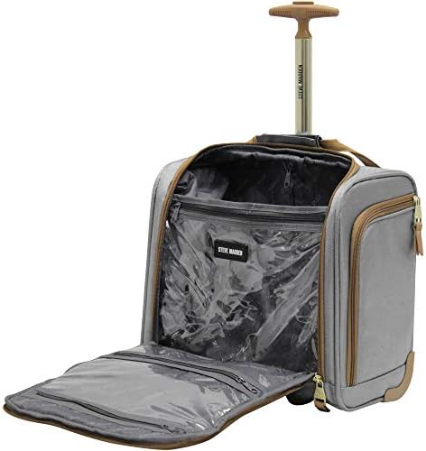 אוסף מזוודות מעצבים של סטיב מאדן-מזוודות ספינר קלות משקל הניתנות להרחבה בצד הרך 3 חלקים-סט נסיעות כולל תיק מושב