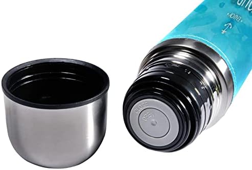 SDFSDFSD 17 גרם ואקום מבודד נירוסטה בקבוק מים ספורט קפה ספל ספל ספל עור אמיתי עטוף BPA בחינם, נוף טבעי