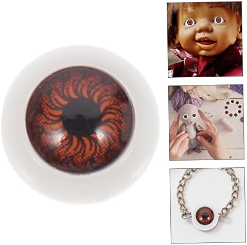 DIDISEAOEN 50 pcs טלאי עיניים אביזרים תכשיטים קסמי עיניים בובות עיניים סרוג אביזרים ממולאים עיניים