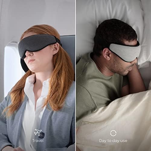 מסכת עיניים כרית יען / מסכה ארגונומית 3 ד ' / מתאימה לצורת הפנים שלך / מסכה לשינה, מנוחה, מנוחה /