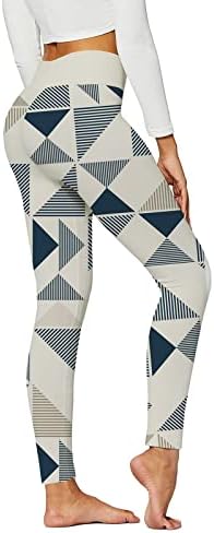 מכנסי יוגה של YALFJV מכנסיים מכנסיים יוגה מודפסים לנשים חותלות חותלות מותניים גבוהות מכנסי מכנסי מכנסי ספורט