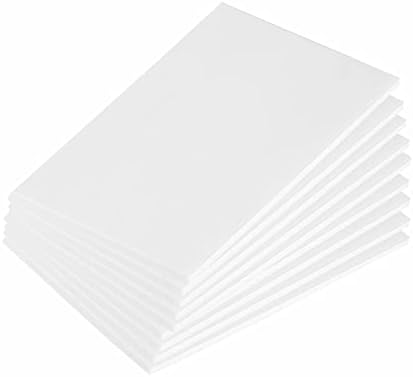פטיקיל 6 x 8 גיליון קצף למלאכות, 10 חבילות לוחות קצף גיליונות נייר קצף למצגות יצירת DIY של DIY, לבן